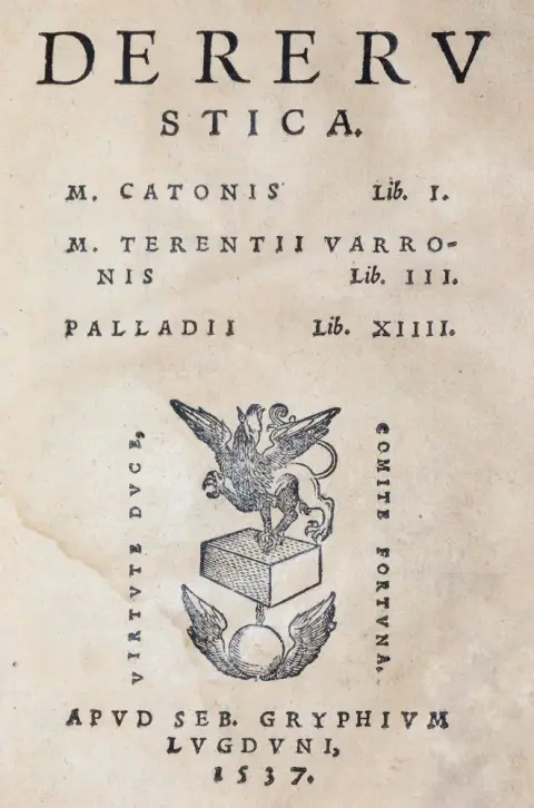 Cato, Terentius en Palladius – De re rustica