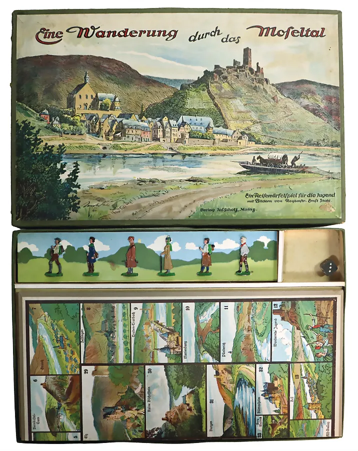 Настольная игра, «Eine Wanderung durch das Moseltal», Scholz, арт. 5358