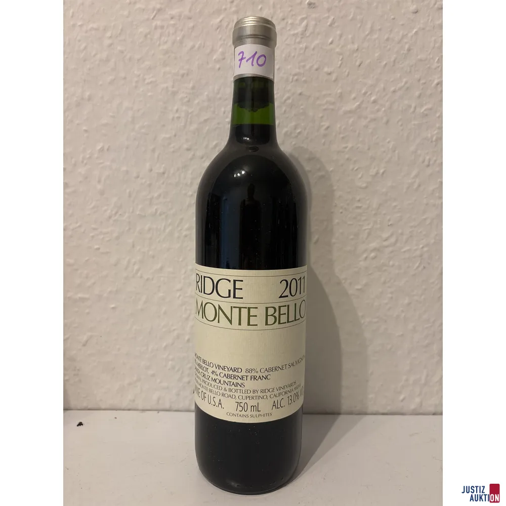 Ridge Vineyards Monte Bello