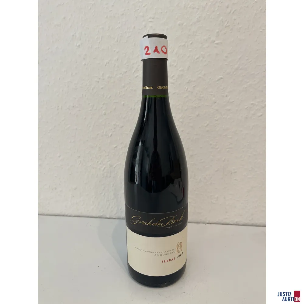 Graham Beck Ad Honorem Shiraz