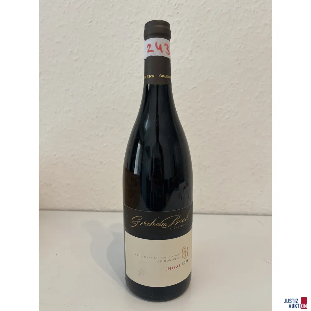 Graham Beck Ad Honorem Shiraz