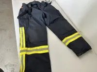 4 pcs. fire brigade over-trousers HuPF part 4 type A, new
