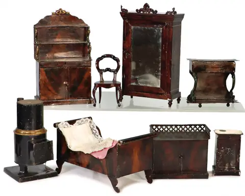 Poppenhuis meubels, lot