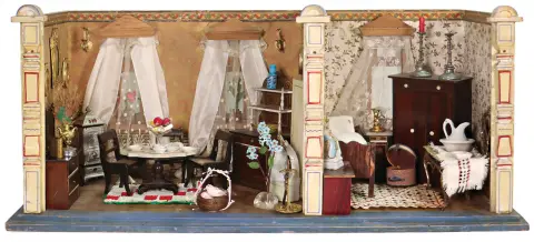 2-delige poppenhuis
