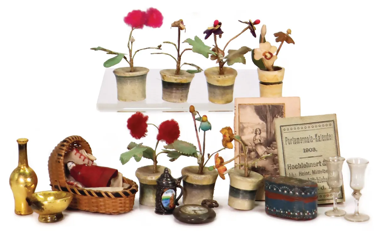 Éléments de décoration de maison de poupée