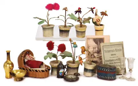 Decoratiestukken voor poppenhuis