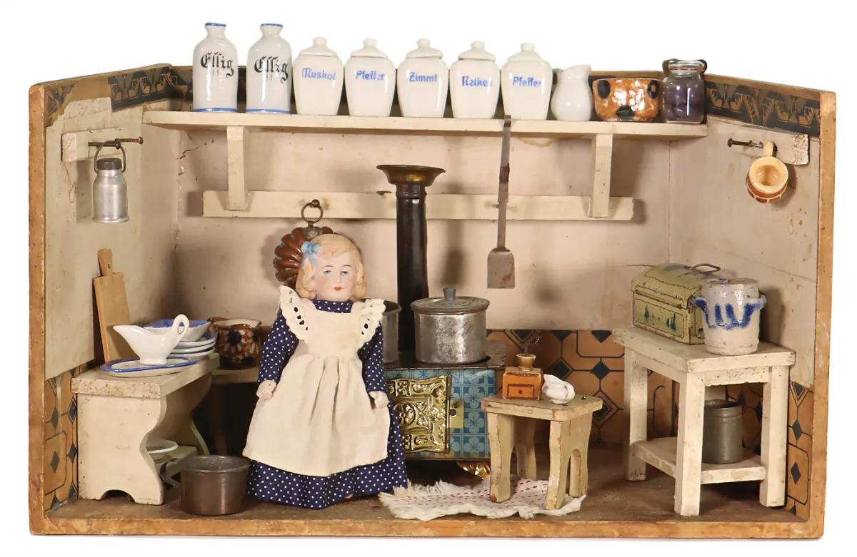 Petite cuisine de maison de poupée