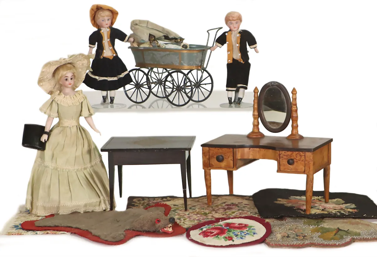 Éléments de décoration de maison de poupée