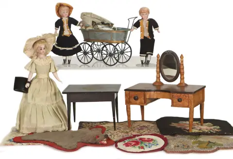 Éléments de décoration de maison de poupée
