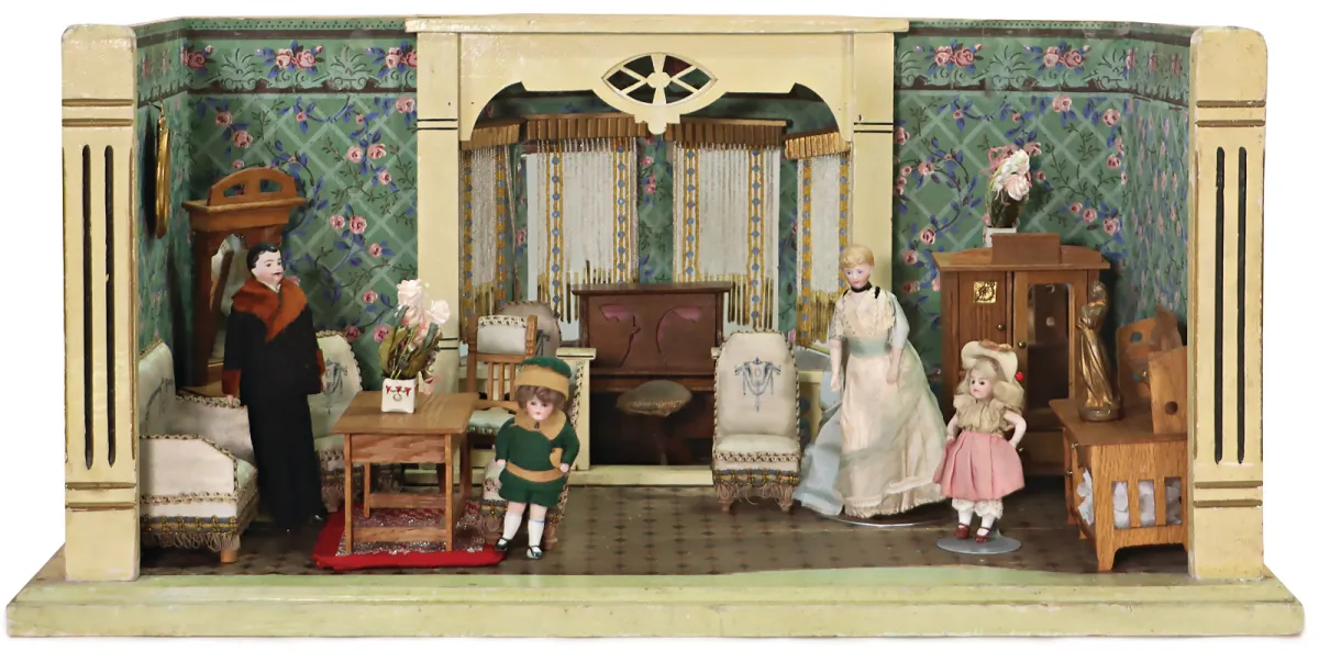 Art nouveau, maison de poupée