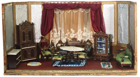 Salon de maison de poupée