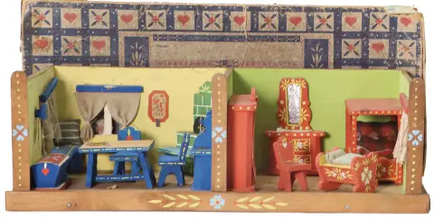 Maison de poupée en 2 parties, petite