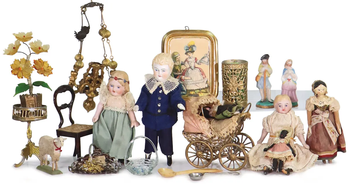 Decoratiestukken voor poppenhuis