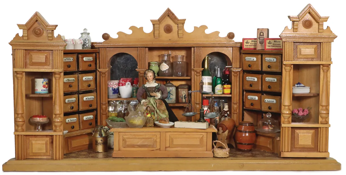 Poppenhuis kruidenierswinkel
