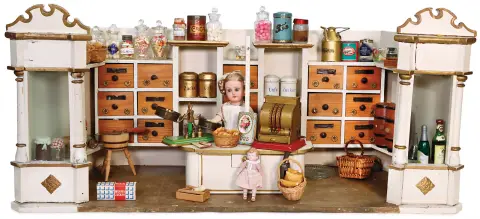 Poppenhuis kruidenierswinkel