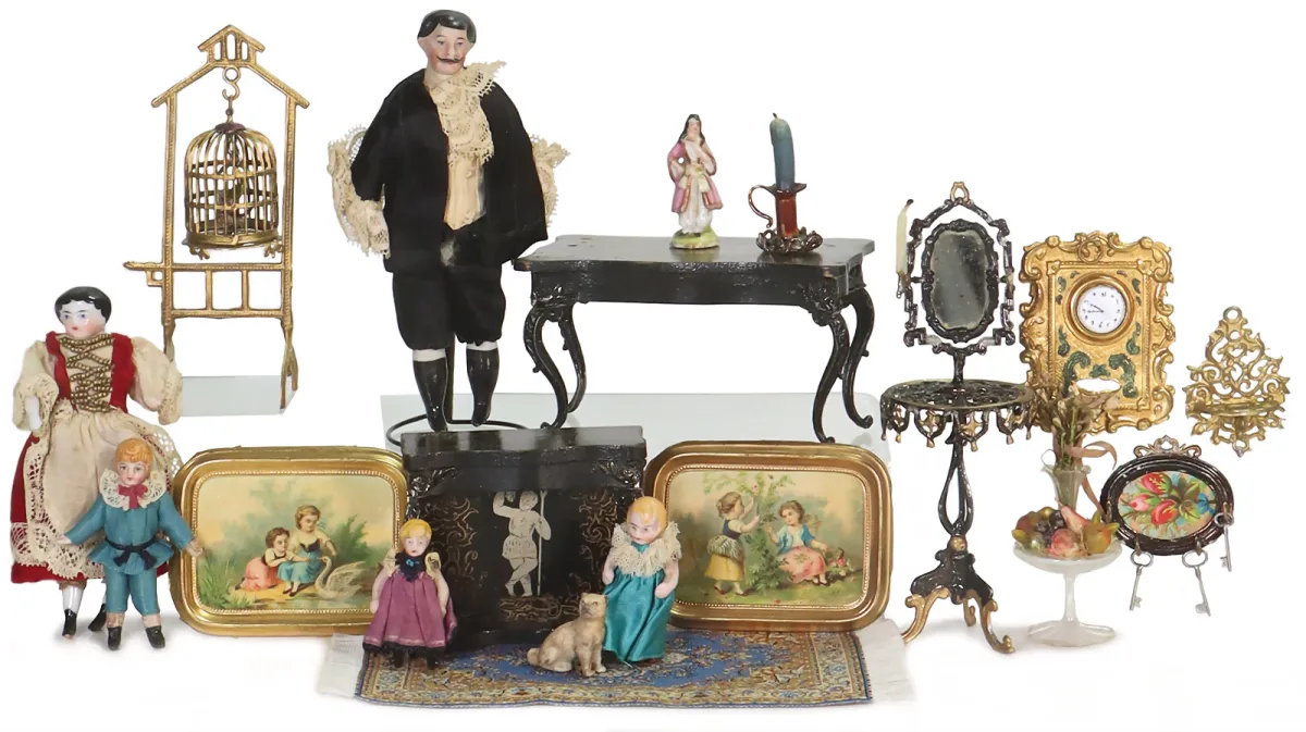 Poppenhuis decoratiestukken