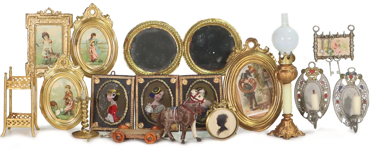 Poppenhuis decoratiestukken