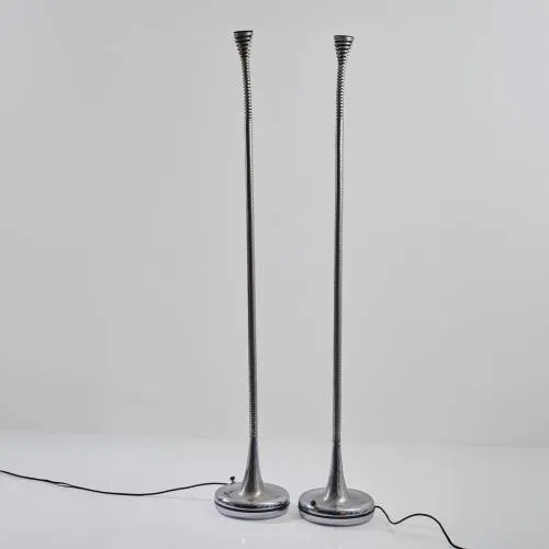 Eleonore Peduzzi Riva – Zwei Stehleuchten 'Molla - D 901', 1971 (Entwurf)