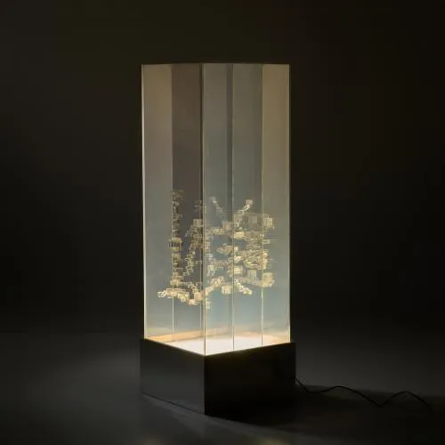 Bruno di Bello – Lichtskulptur, 1972 (Entwurf)