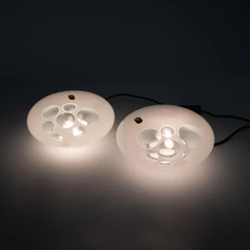 Carlo Nason – Two table lamps 'LT356', 1970s (design)