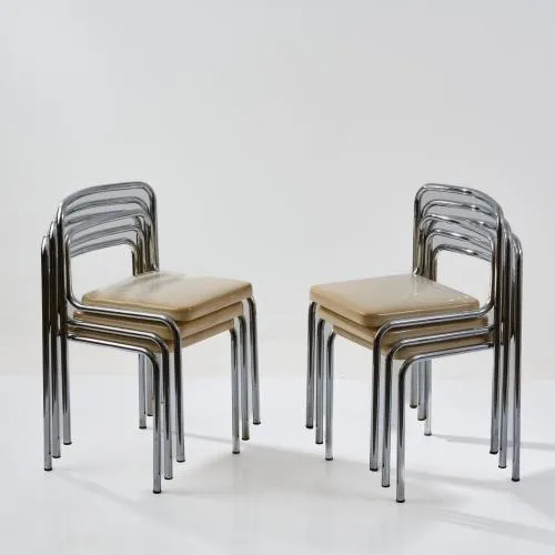 Vittorio Parigi, Nanni Prina – Six 'Orix' chairs, 1970s (design)