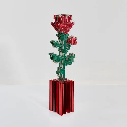 Petrus Wandrey – Sculpture 'Hybrid Rose', 1994 (design)