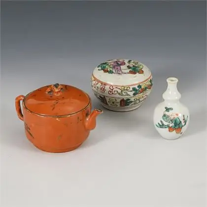 3 pièces asiatiques