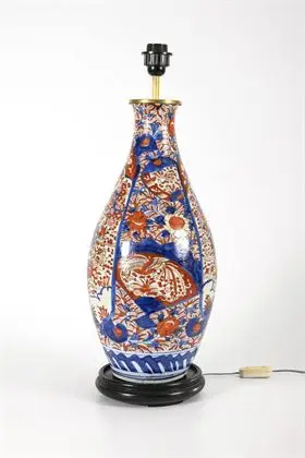 Pied de lampe Imari