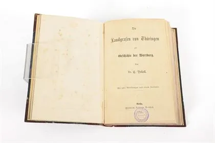 POLACK, C. "Die Landgrafen zu Thüringen zur Geschichte der Wartburg"