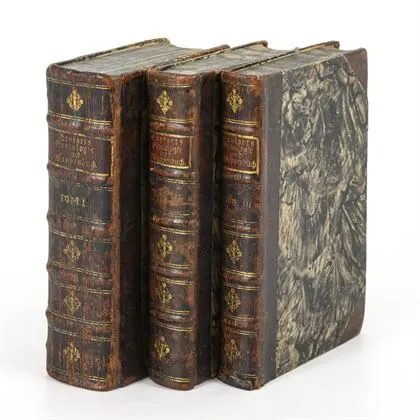 "Der durchlauchtigsten Welt vollständiges Wappenbuch" a přivázané genealogické dílo, 3 svazky