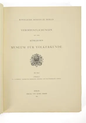 LUSCHAN, F. v. "Sammlung Baessler, Schädel Polynesische Inseln"