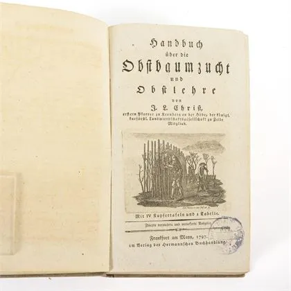 CHRIST, J. L. "Handbuch über die Obstbaumzucht und Obstlehre"