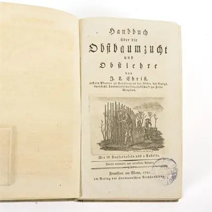 CHRIST, J. L. "Handbuch über die Obstbaumzucht und Obstlehre"