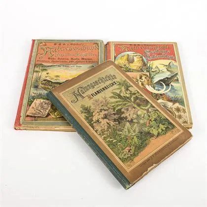 3x Schubert's Naturgeschichte