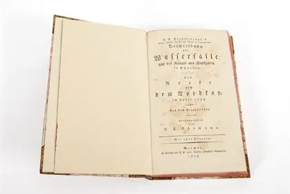 SKJÖLDEBRAND, A. F. "Description des chutes et du canal de Trollhätta en Suède et voyage au Cap Nord en 1799"