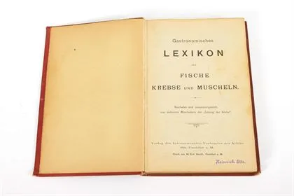 "Gastronomisches Lexikon der Fische, Krebse und Muscheln"