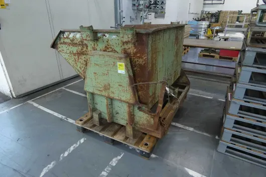 Kiepbak, met pallet