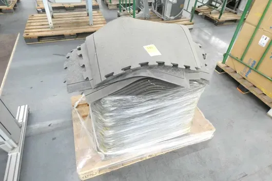 Partij antifatigue matten, met pallet