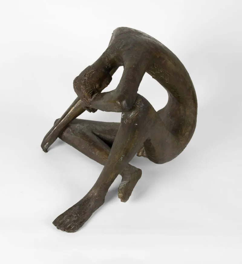 Reuter, Erich Fritz – Design for the monument to the "Unknown Political Prisoner". Bronze with dark brown patina