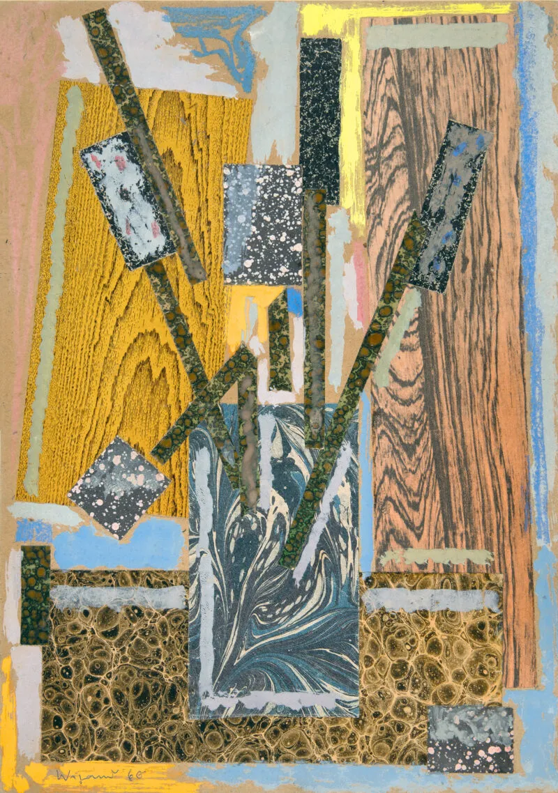 Wigand, Albert – Wasserglas mit Blumen