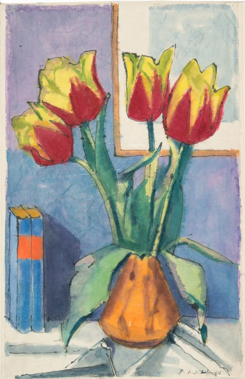 Wilhelm, Paul – Tulpenstilleben
