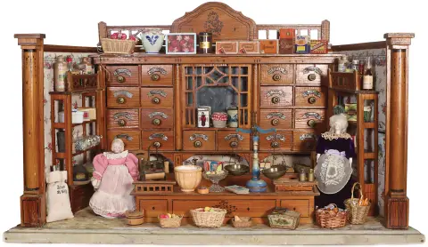 Poppenhuis manufactuur winkeltje
