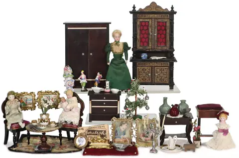 Poppenhuis meubels