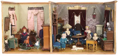 2-delige poppenhuis