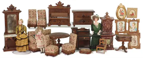 Poppenhuis meubels
