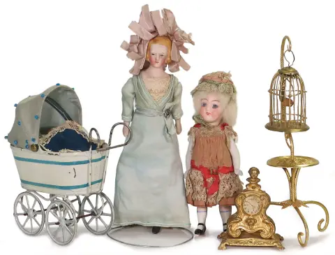 Poppenhuis kinderwagen
