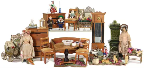 Poppenhuis meubels