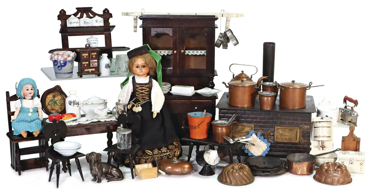 Poppenkeuken uitrusting