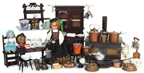 Poppenkeuken uitrusting