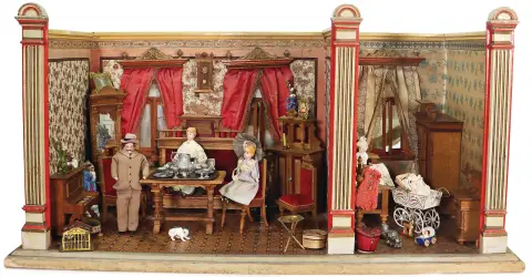 2-delige poppenhuis